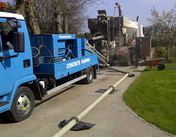 concrete pumping North Wales