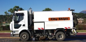 Road Sweeper in North Wales